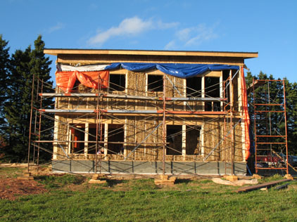 straw bale home