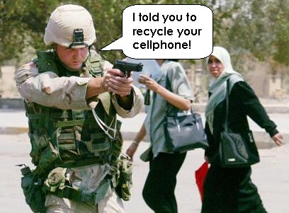 Soldier Cellphone